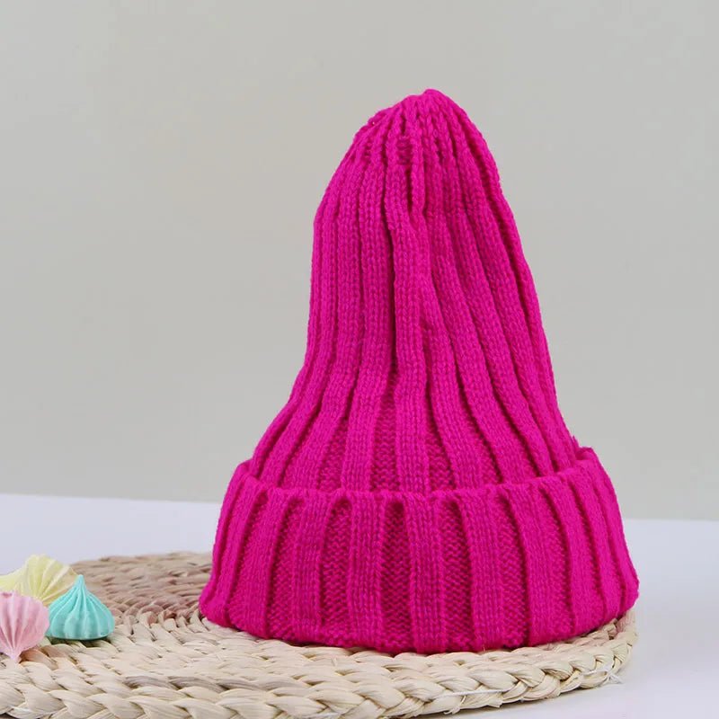 Gebreide baby beanie - Warme muts voor winter & lente - Unisex peuter muts met oorbescherming - Bivakshop