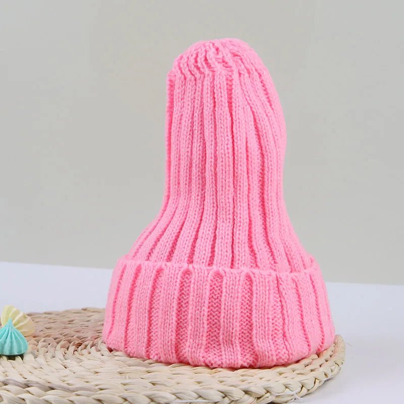 Gebreide baby beanie - Warme muts voor winter & lente - Unisex peuter muts met oorbescherming - Bivakshop