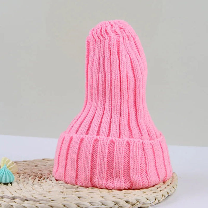 Gebreide baby beanie - Warme muts voor winter & lente - Unisex peuter muts met oorbescherming - Bivakshop