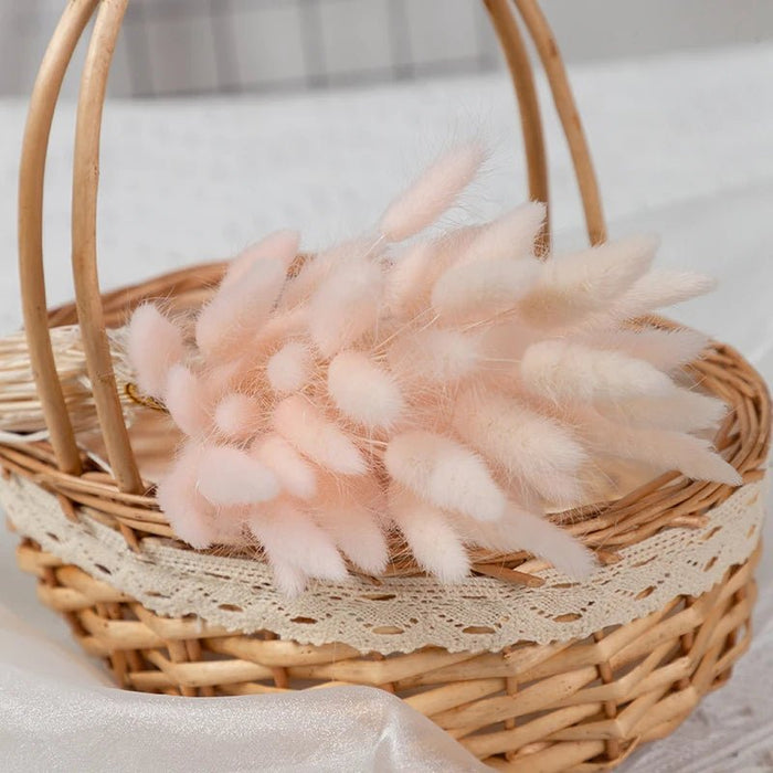 Gedroogd Bunny Tail Grass (50 Stuks) – Fluffy Hazenstaartjes – Natuurlijke Boho & Bruiloft Decoratie - Bivakshop