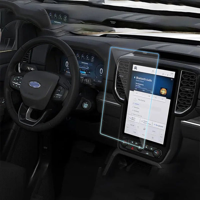 Gehard glas screenprotector voor ford everest 2023 – GPS navigatie bescherming & anti - kras film - Bivakshop