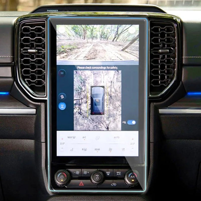 Gehard glas screenprotector voor ford everest 2023 – GPS navigatie bescherming & anti - kras film - Bivakshop