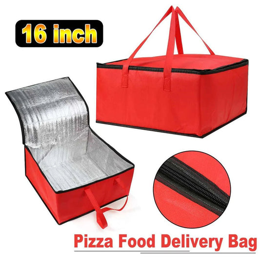 Geïsoleerde thermische pizzabezorgtas - Picknicktas = Opvouwbare thermostas voor voedsel en drank - Bivakshop