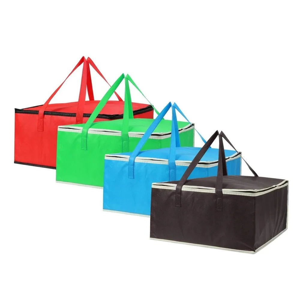 Geïsoleerde thermische pizzabezorgtas - Picknicktas = Opvouwbare thermostas voor voedsel en drank - Bivakshop