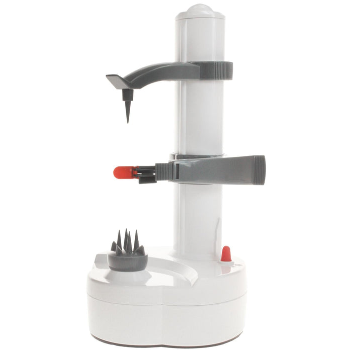 Genius Ideas GI - 054575 - Elektrische fruit - en groenteschiller - Snelle en gemakkelijke bereiding - Bivakshop