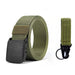 Genuine tactical belt quick release outdoor military belt soft real nylon sports accessories men and women black belt - Bivakshop