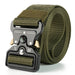 Genuine tactical belt quick release outdoor military belt soft real nylon sports accessories men and women black belt - Bivakshop