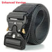 Genuine tactical belt quick release outdoor military belt soft real nylon sports accessories men and women black belt - Bivakshop