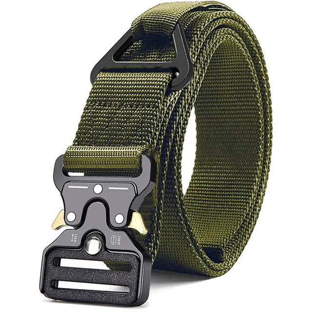 Genuine tactical belt quick release outdoor military belt soft real nylon sports accessories men and women black belt - Bivakshop