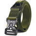 Genuine tactical belt quick release outdoor military belt soft real nylon sports accessories men and women black belt - Bivakshop