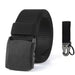 Genuine tactical belt quick release outdoor military belt soft real nylon sports accessories men and women black belt - Bivakshop