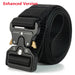 Genuine tactical belt quick release outdoor military belt soft real nylon sports accessories men and women black belt - Bivakshop
