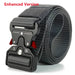 Genuine tactical belt quick release outdoor military belt soft real nylon sports accessories men and women black belt - Bivakshop