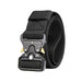 Genuine tactical belt quick release outdoor military belt soft real nylon sports accessories men and women black belt - Bivakshop