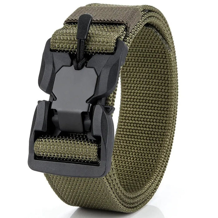 Genuine tactical belt quick release outdoor military belt soft real nylon sports accessories men and women black belt - Bivakshop