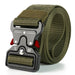 Genuine tactical belt quick release outdoor military belt soft real nylon sports accessories men and women black belt - Bivakshop