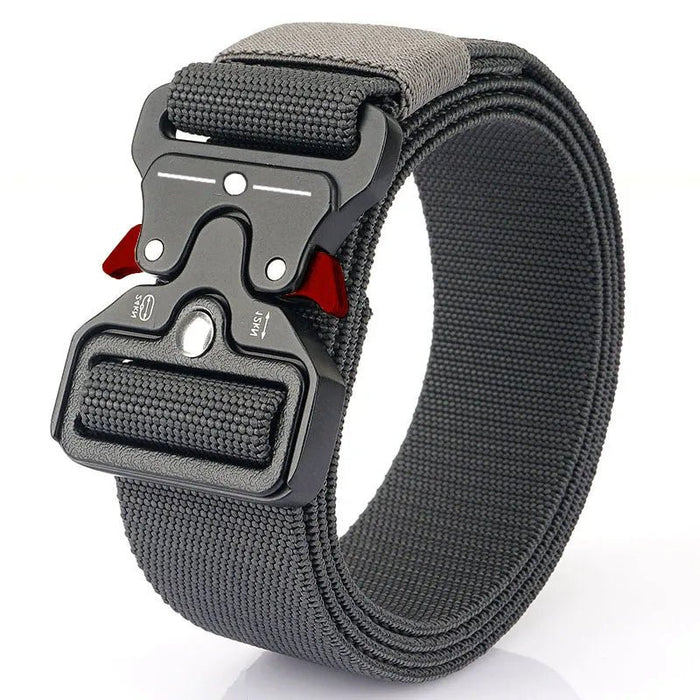 Genuine tactical belt quick release outdoor military belt soft real nylon sports accessories men and women black belt - Bivakshop