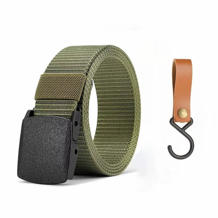 Genuine tactical belt quick release outdoor military belt soft real nylon sports accessories men and women black belt - Bivakshop