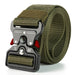 Genuine tactical belt quick release outdoor military belt soft real nylon sports accessories men and women black belt - Bivakshop