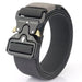 Genuine tactical belt quick release outdoor military belt soft real nylon sports accessories men and women black belt - Bivakshop