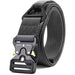 Genuine tactical belt quick release outdoor military belt soft real nylon sports accessories men and women black belt - Bivakshop