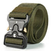 Genuine tactical belt quick release outdoor military belt soft real nylon sports accessories men and women black belt - Bivakshop