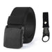 Genuine tactical belt quick release outdoor military belt soft real nylon sports accessories men and women black belt - Bivakshop