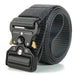Genuine tactical belt quick release outdoor military belt soft real nylon sports accessories men and women black belt - Bivakshop