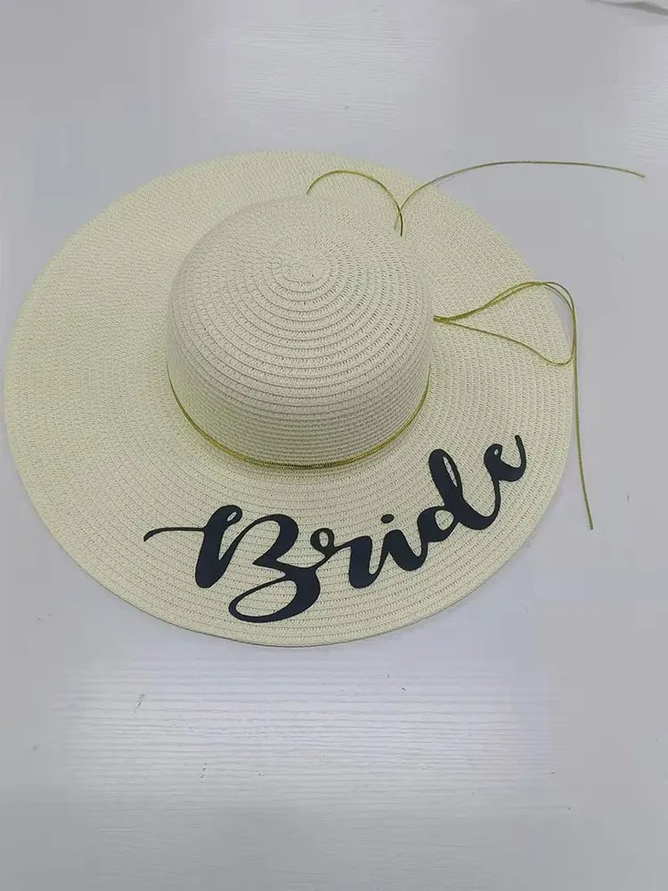 Gepersonaliseerde floppy strandhoeden - Voor bruiloft - Bruidssuites - Bivakshop