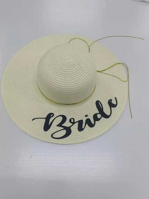 Gepersonaliseerde floppy strandhoeden - Voor bruiloft - Bruidssuites - Bivakshop
