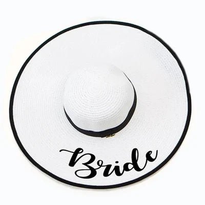 Gepersonaliseerde floppy strandhoeden - Voor bruiloft - Bruidssuites - Bivakshop