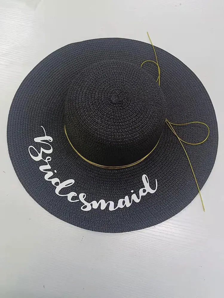 Gepersonaliseerde floppy strandhoeden - Voor bruiloft - Bruidssuites - Bivakshop
