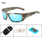 Gepolariseerde camo zonnebril – UV400 outdoor bril voor vissen, fietsen & autorijden - Bivakshop