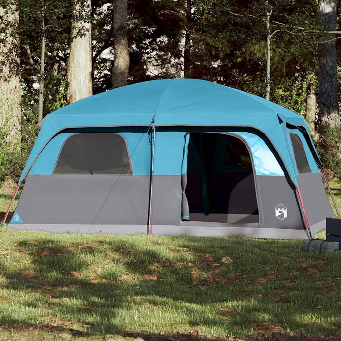 Gezinstent – Waterdichte tent – Blauw – Ruim ontwerp – 8 of 10 Personen - Bivakshop