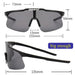 Giant fietsbril unisex – Sportzonnebril met UV400 bescherming & lichtgewicht frame - Bivakshop