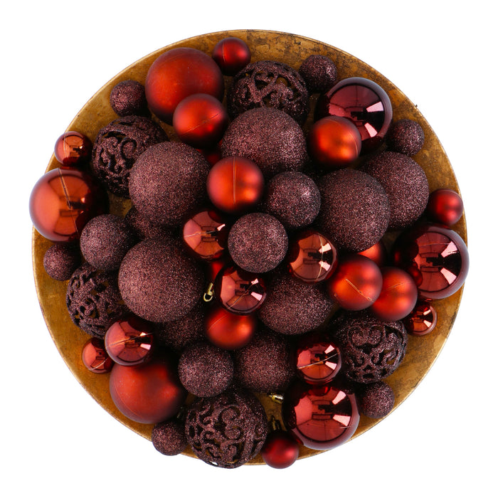 Giftsome – Chique Kerstballen 101 - delig – Mat, Glanzend & Glitter - Bivakshop