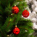 Giftsome - Kerstballen set rood 60 stuks – Onbreekbaar – Met haakjes - Bivakshop