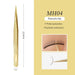 Glamlash esd st sa anti - statische wimper pincet – Gebogen & rechte tip pincet voor wimperverlenging - Bivakshop