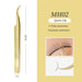 Glamlash esd st sa anti - statische wimper pincet – Gebogen & rechte tip pincet voor wimperverlenging - Bivakshop