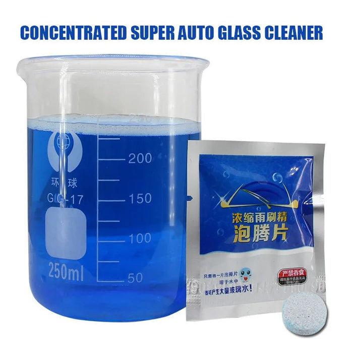 Glasreiniger tabletten - Ruitenreiniger voor auto’s - 10 stuks voor een streeploos schone voorruit - Bivakshop