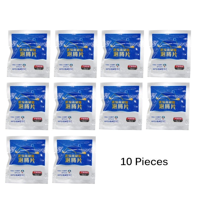 Glasreiniger tabletten - Ruitenreiniger voor auto’s - 10 stuks voor een streeploos schone voorruit - Bivakshop