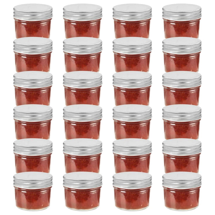 Glazen Jampotten – 110 ml – Met Deksel – Set van 24, 48 of 96 Stuks - Bivakshop
