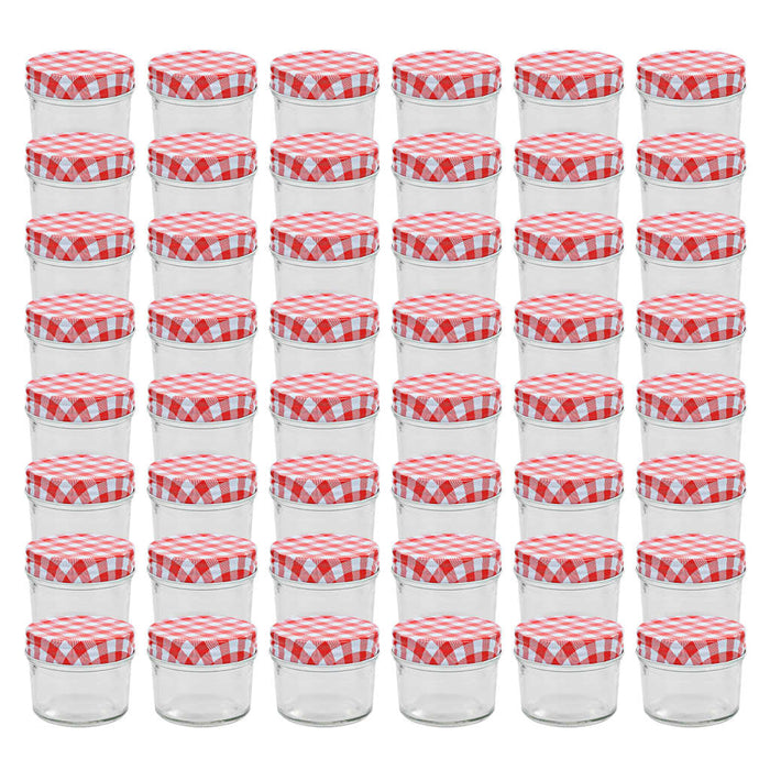 Glazen Jampotten – 110 ml – Met Deksel – Set van 24, 48 of 96 Stuks - Bivakshop