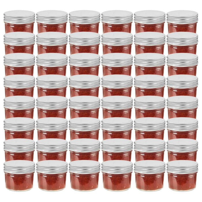 Glazen Jampotten – 110 ml – Met Deksel – Set van 24, 48 of 96 Stuks - Bivakshop