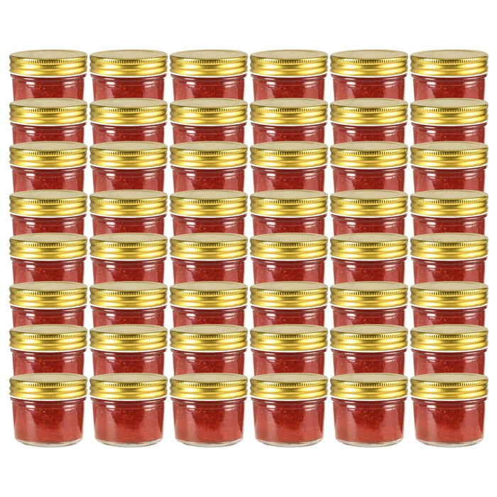 Glazen Jampotten – 110 ml – Met Deksel – Set van 24, 48 of 96 Stuks - Bivakshop