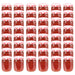Glazen Jampotten 230 ml met Deksel - Set van 48 of 96 stuks - Bivakshop