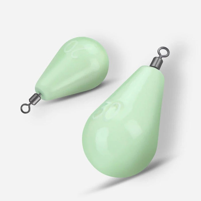 Glow - in - the - Dark Lead Sinker Set – 30g t/m 150g – Allround Lood - Bivakshop