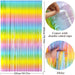 Gradient Pastel Fringe Gordijn (1x2M) – Regenboog Tinsel Achtergrond – Betoverende Feestdecoratie - Bivakshop