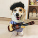Grappig huisdier gitaar kostuum - Cosplay outfit voor honden en katten - Perfect voor feestdagen - Bivakshop