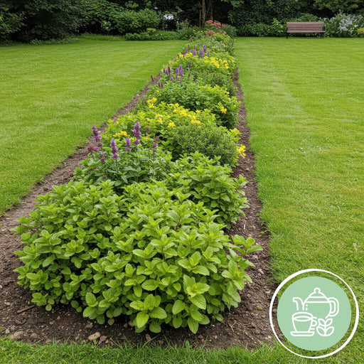 Green Boutiq – Borderpakket Theekruiden – 24 Vaste Planten – 3 m² - Bivakshop
